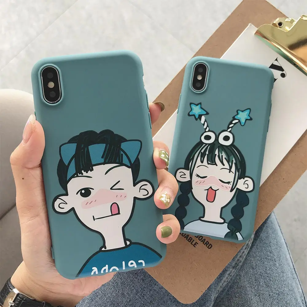 Couple Phone Soft Case For iPhone 7 Plus X Xs XR Xs Max 8 Plus Case Cute Silicone Cover For iPhone 7 8 6 6s 6s Plus TPU Case
Couple Phone Soft Case For iPhone 7 Plus X Xs XR Xs Max 8 Plus Case Cute Silicone Cover For iPhone 7 8 6 6s 6s Plus TPU Case