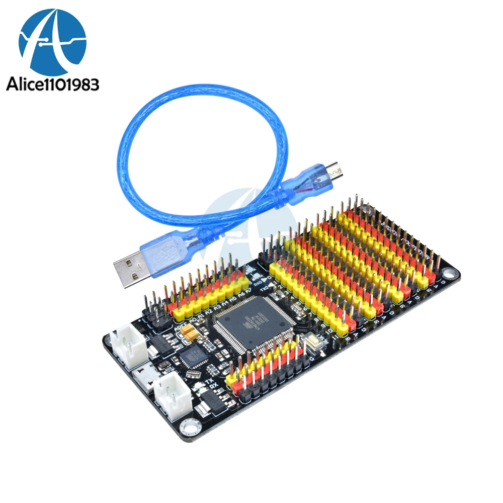 DM сильная серия ATMEGA16U2 микроконтроллер Плата расширения для Arduino MEGA2560 R3 ATMEGA2560 с USB кабелем программирующий модуль
DM сильная серия ATMEGA16U2 микроконтроллер Плата расширения для Arduino MEGA2560 R3 ATMEGA2560 с USB кабелем программирующий модуль