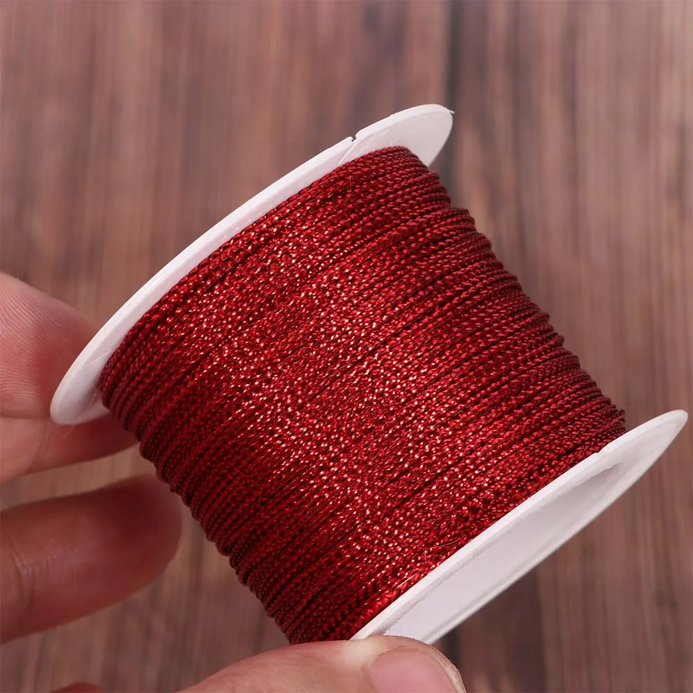 20Meters Gold/Silver/Red Cord Thread Cord String Strap Ribbon Rope Tag Line DIY Bracelet Making No-slip Clothing Gifts
20Meters Gold/Silver/Red Cord Thread Cord String Strap Ribbon Rope Tag Line DIY Bracelet Making No-slip Clothing Gifts