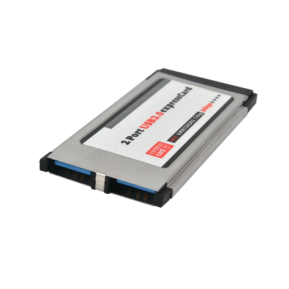 Высокоскоростная express карта Kebidumei expresscard к USB 3 0 2 порта адаптер 34 мм Express card