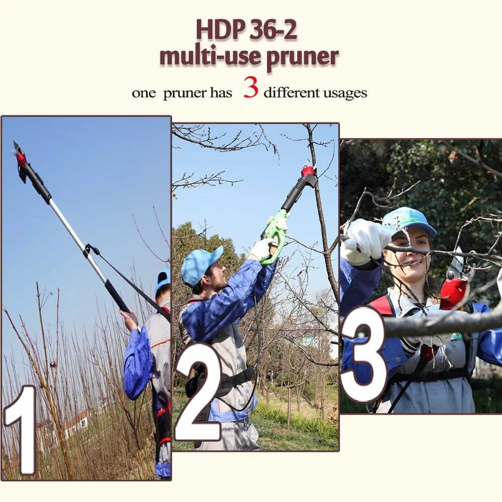 electric extension pol pruner HDP36-2 CE (EU, US, CA, AU and NZ standard all available)
electric extension pol pruner HDP36-2 CE (EU, US, CA, AU and NZ standard all available)