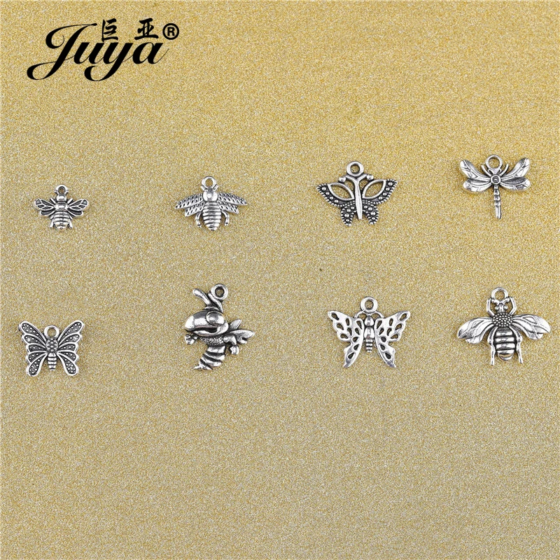 JUYA 50pcs/lot Multiple Styles Zinc Alloy Animals Insects Charms Pendant For Necklace Bracelet Ancient Jewelry DIY Making
JUYA 50pcs/lot Multiple Styles Zinc Alloy Animals Insects Charms Pendant For Necklace Bracelet Ancient Jewelry DIY Making