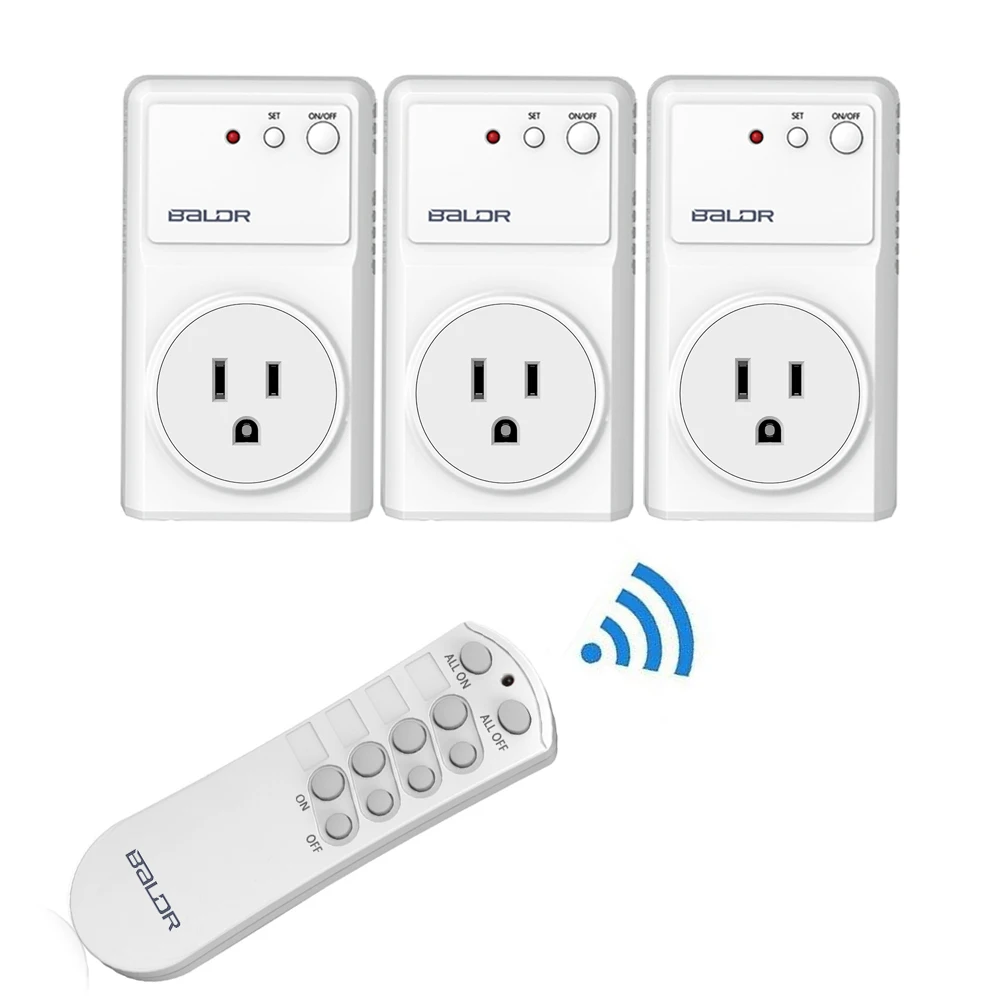 Baldr 3 Wireless Smart Remote Control Switches Socket Power Outlets Electrical Plugs Home Adaptors with Remote Control US
Baldr 3 Wireless Smart Remote Control Switches Socket Power Outlets Electrical Plugs Home Adaptors with Remote Control US