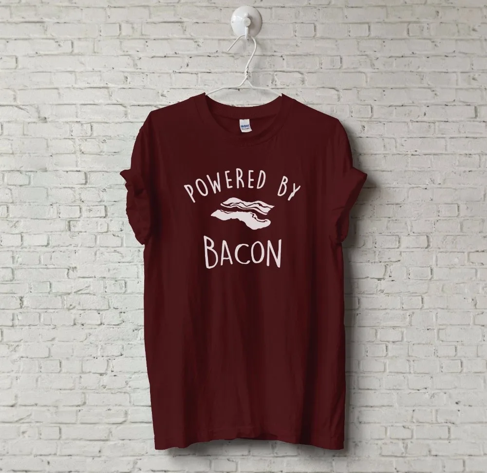 New Joke Funny Novelty Joke POWERED BY BACON T-SHIRT Hipster Tumblr Pro Meat Tee-D219
New Joke Funny Novelty Joke POWERED BY BACON T-SHIRT Hipster Tumblr Pro Meat Tee-D219