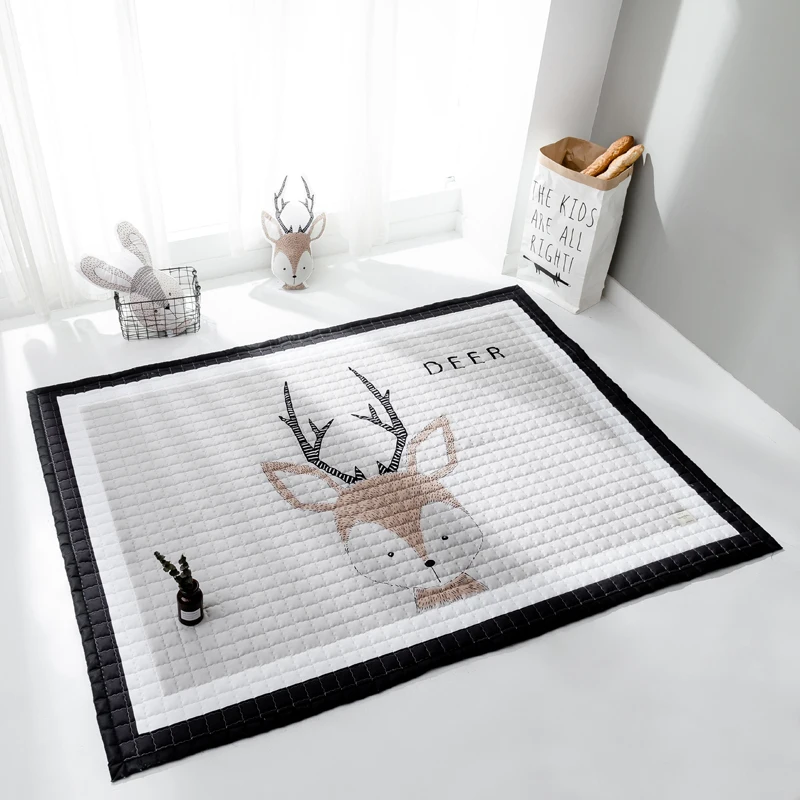 GFLUTOSE Kids Floor Carpet Cartoon Sika Deer Print Rug Rectangle Bedroom Outdoor Kitchen Rugs Baby Crawling Mats
GFLUTOSE Kids Floor Carpet Cartoon Sika Deer Print Rug Rectangle Bedroom Outdoor Kitchen Rugs Baby Crawling Mats
