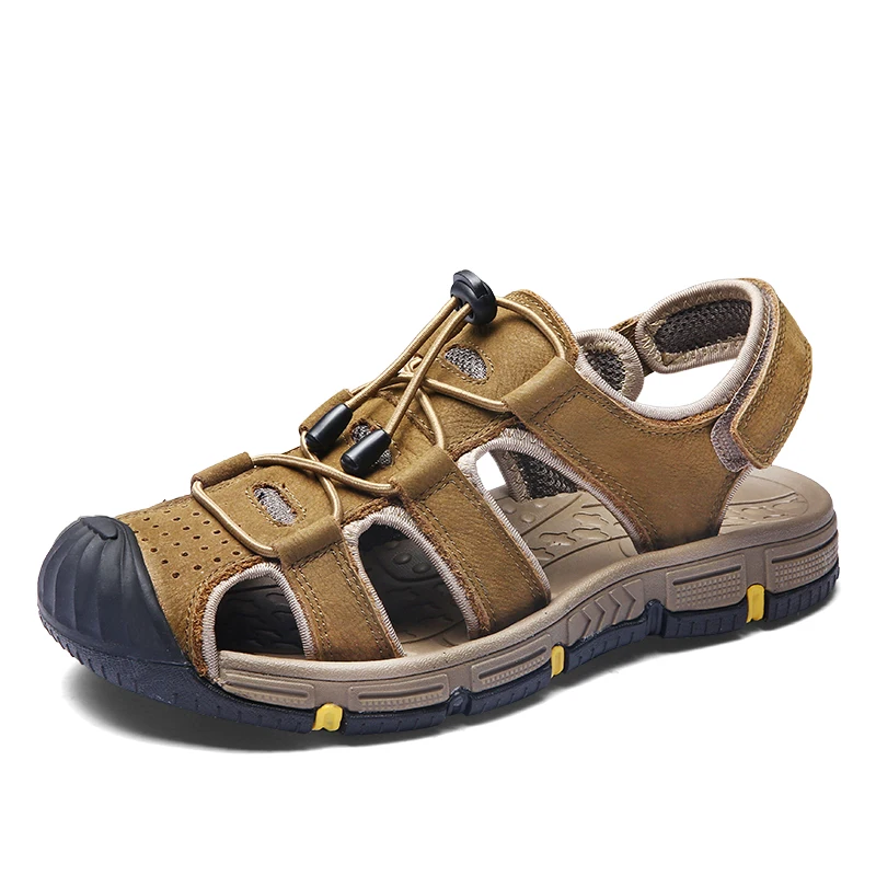 new arrival men casual breathable cow leather shoes outdoors covers toe beach sandals non-slip summer shoe sandalia masculina
new arrival men casual breathable cow leather shoes outdoors covers toe beach sandals non-slip summer shoe sandalia masculina