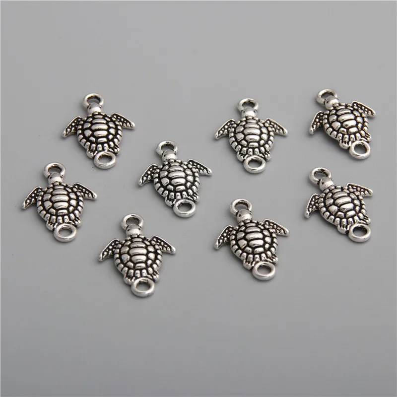 40pcs Silver Color Color Small turtle shape connector High Quality DIY Handmade Accessories For Jewelry For Women Men A2773
40pcs Silver Color Color Small turtle shape connector High Quality DIY Handmade Accessories For Jewelry For Women Men A2773