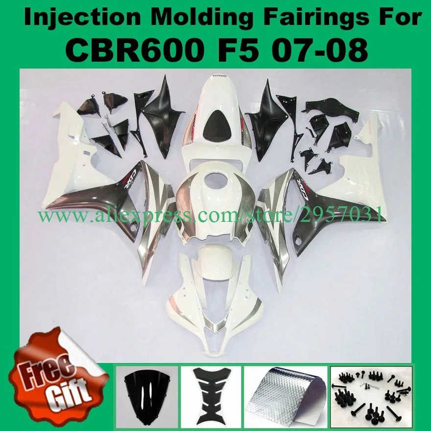 Free screws+gifts Injection mold Fairing kit for HONDA CBR600RR F5 07 08 CBR 600RR 2007 2008 CBR600 White Gray H325 Fairings
Free screws+gifts Injection mold Fairing kit for HONDA CBR600RR F5 07 08 CBR 600RR 2007 2008 CBR600 White Gray H325 Fairings