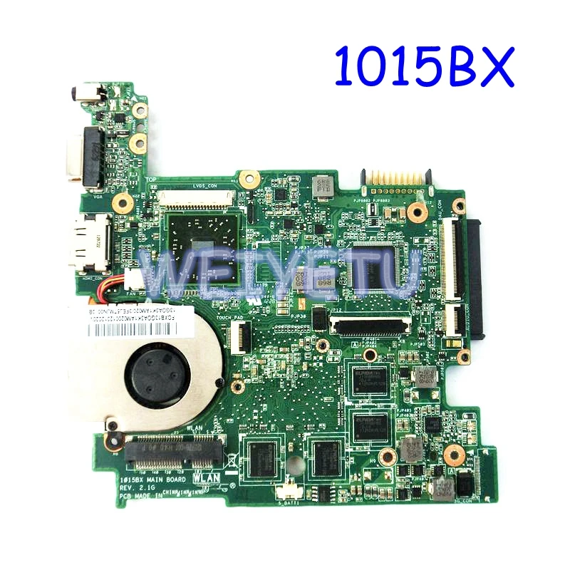 Материнская плата 1015BX с радиатором вентилятора для Asus EeePC 1015BX, материнская плата ноутбука Rev 2,1G, 100% тестирование
Материнская плата 1015BX с радиатором вентилятора для Asus EeePC 1015BX, материнская плата ноутбука Rev 2,1G, 100% тестирование