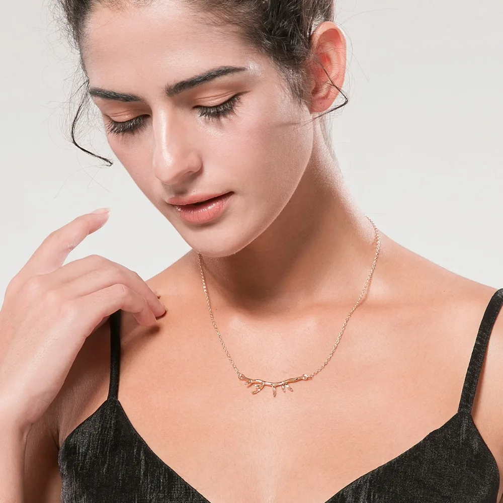 Gold Alloy Deer Antler Pendant Necklace Vintage Gold Link Chain Simple Design Collar Choker Necklace for Lovers Gift MYC03023
Gold Alloy Deer Antler Pendant Necklace Vintage Gold Link Chain Simple Design Collar Choker Necklace for Lovers Gift MYC03023