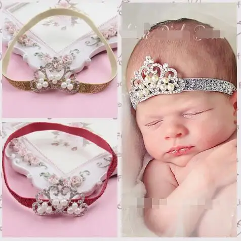baby girl headband Crown hair band Princess Baby Girl Crystal Pearl Crown Hairband for girl head wear YH404
baby girl headband Crown hair band Princess Baby Girl Crystal Pearl Crown Hairband for girl head wear YH404