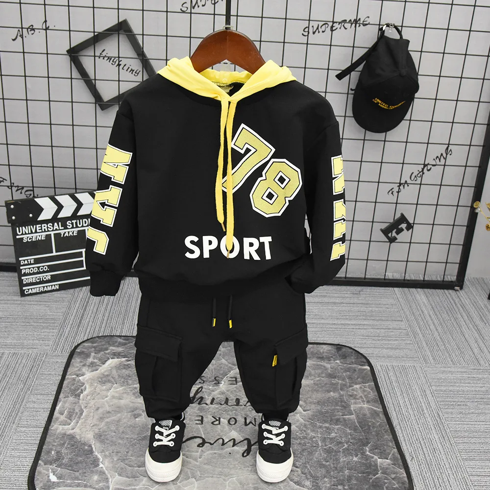 Fashion Boys Hoodies Sweatshirts Children Clothing Baby Long Sleeve Pullovers Tops Letter Printed Patchwork T Shirts Casual Tees
Fashion Boys Hoodies Sweatshirts Children Clothing Baby Long Sleeve Pullovers Tops Letter Printed Patchwork T Shirts Casual Tees