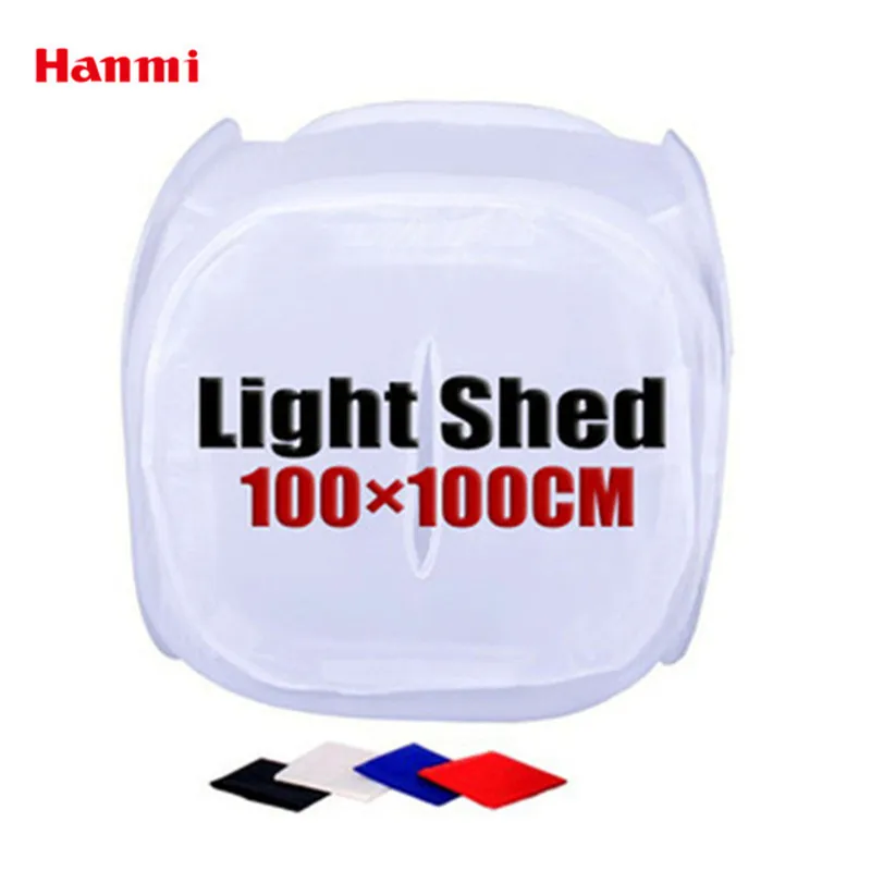 Hanmi 100 см x круглая световая коробка Палатка аксессуары для фотостудии фоновая