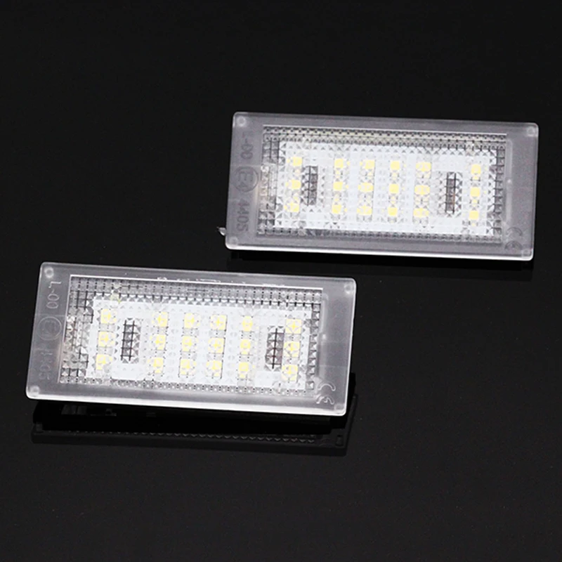 2 шт./лот 18SMD автомобильная светодиодная лампа для номерного знака без ошибок Canbus