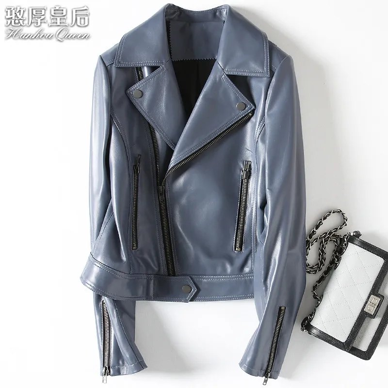 Genuine Leather Jacket Woman Spring 2021 Real Sheepskin Coat Female Streetwear Bomber Jacket Women Outwear Chaqueta Mujer 1811A
Genuine Leather Jacket Woman Spring 2021 Real Sheepskin Coat Female Streetwear Bomber Jacket Women Outwear Chaqueta Mujer 1811A