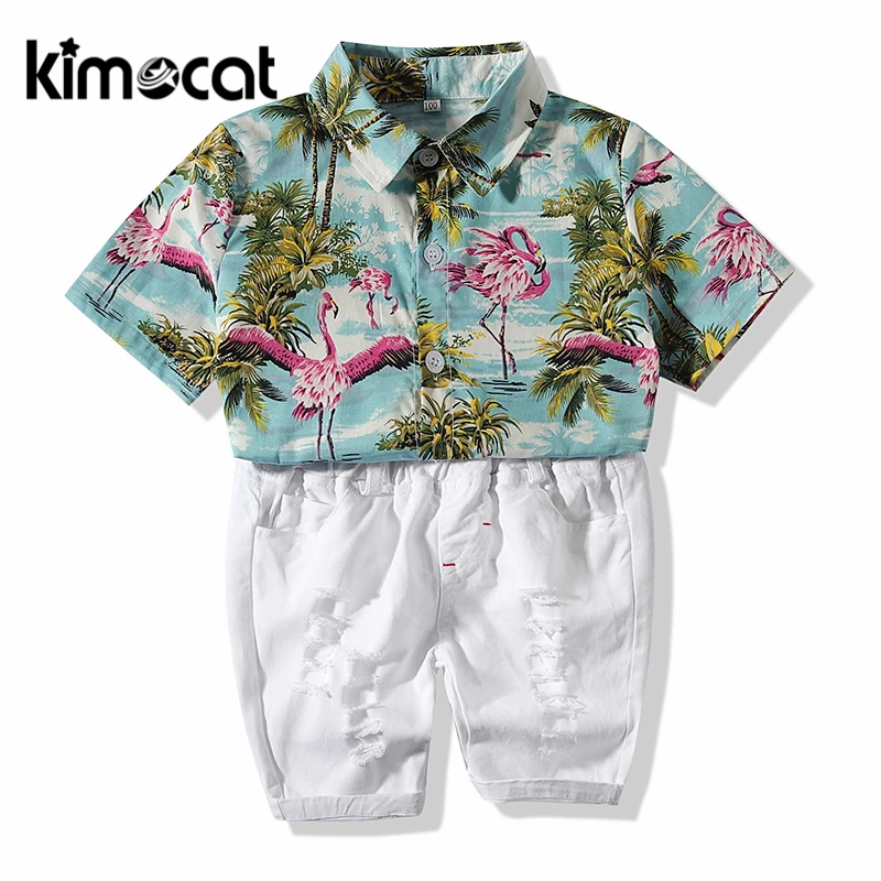 Kimocat Baby Boy Clothes Short Sleeve Summer Hot Style Newborn Beach Wind Boys Clothing Set Cool Flamingo Baby Boy Clothes
Kimocat Baby Boy Clothes Short Sleeve Summer Hot Style Newborn Beach Wind Boys Clothing Set Cool Flamingo Baby Boy Clothes