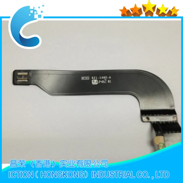 10 шт./лот 821-1480-A HDD жесткий диск гибкий кабель для Apple MacBook Pro 13 "A1278 MD101 MD102 2012 года |