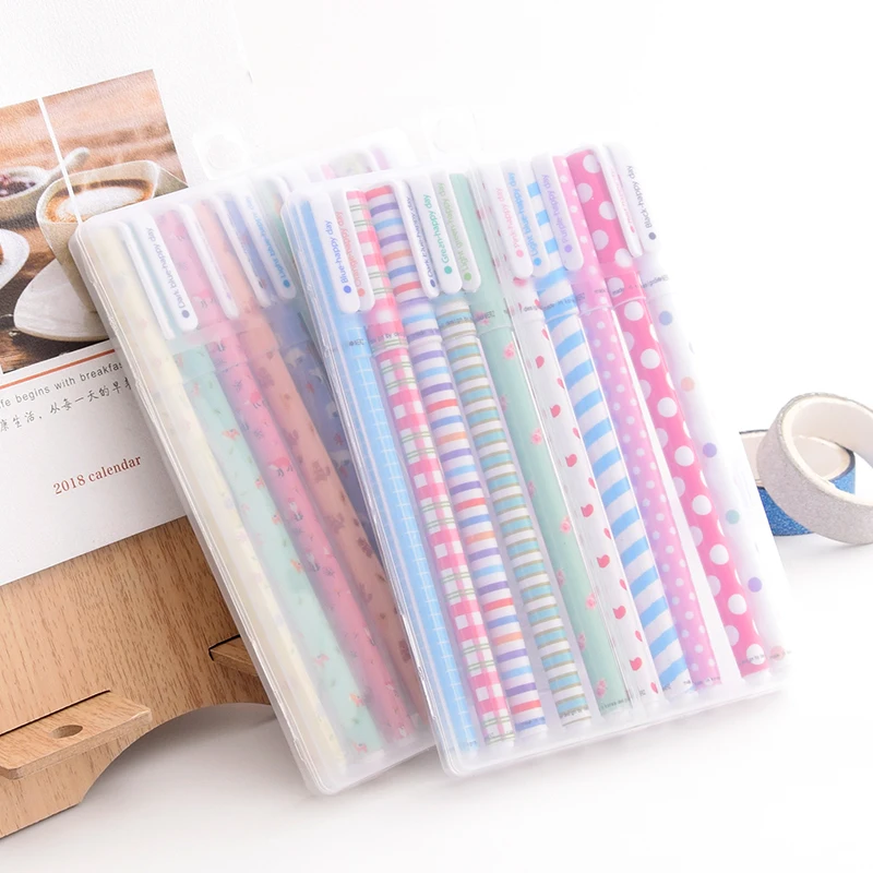 (10 pieces/lot) Color Gel Pen Kawaii Stationery Korean Flower Canetas Escolar Papelaria Gift Office Material School Supplies
(10 pieces/lot) Color Gel Pen Kawaii Stationery Korean Flower Canetas Escolar Papelaria Gift Office Material School Supplies