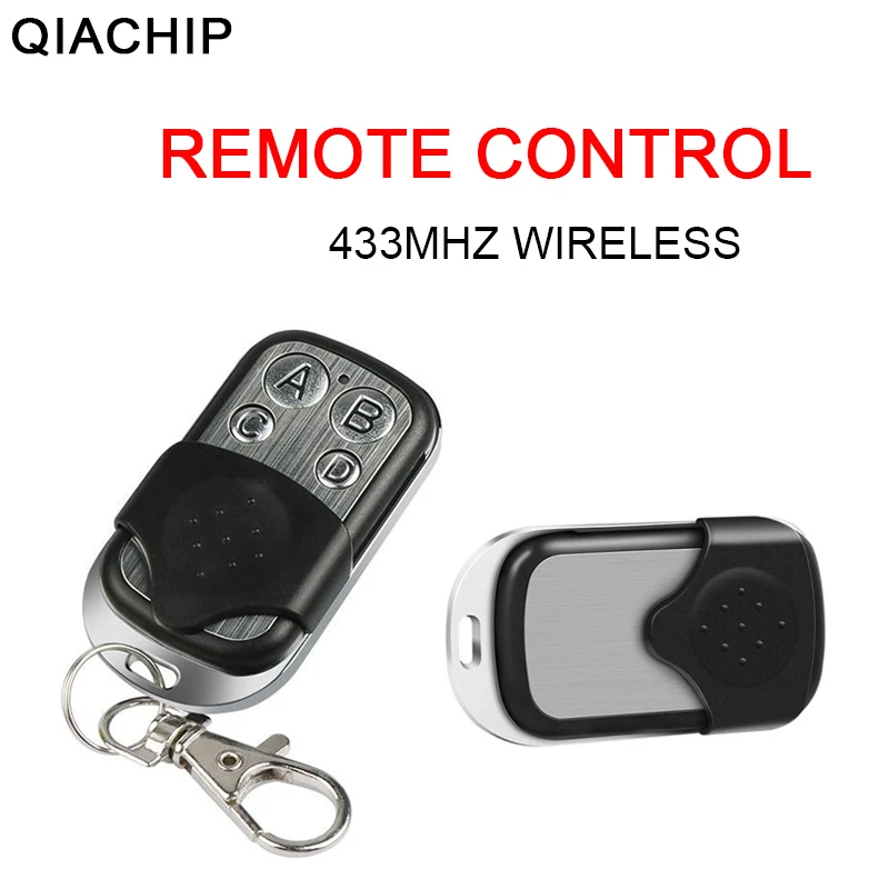 QIACHIP 433Mhz Universal Wireless Remote Control Switch DC 12V 4 Button Learning Code RF Transmitter For Remote Gate Garage Door
QIACHIP 433Mhz Universal Wireless Remote Control Switch DC 12V 4 Button Learning Code RF Transmitter For Remote Gate Garage Door
