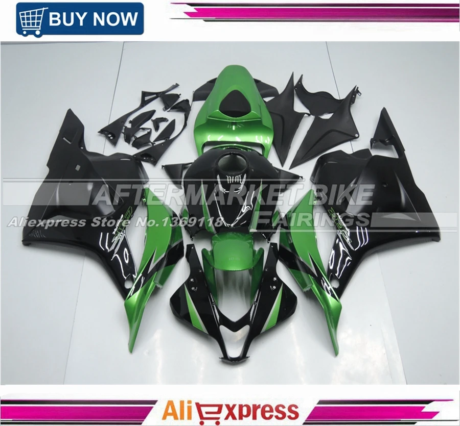 INJECTION Fairing Bodywork Kit Set For Honda CBR600RR 2009-2012 010 Green & Black Model
INJECTION Fairing Bodywork Kit Set For Honda CBR600RR 2009-2012 010 Green & Black Model