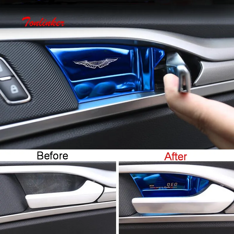 Tonlinker Interior Car door Handle bowl Cover stickers For Ford Mendeo 2013-19 Car styling 4 pcs Stainless steel Cover stickers
Tonlinker Interior Car door Handle bowl Cover stickers For Ford Mendeo 2013-19 Car styling 4 pcs Stainless steel Cover stickers