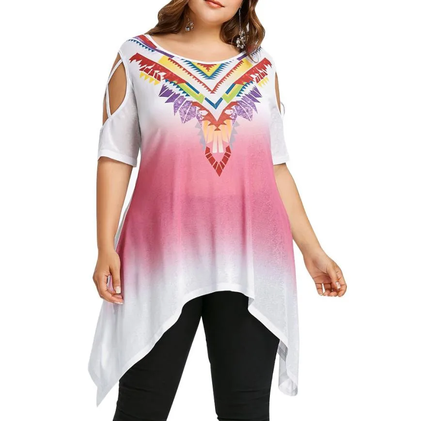 Feitong Women Summer Blouse Plus Size 4xl Tribal Print Off Shoulder Short Sleeve Blouse Shirt Blouse Tops Sexy
Feitong Women Summer Blouse Plus Size 4xl Tribal Print Off Shoulder Short Sleeve Blouse Shirt Blouse Tops Sexy