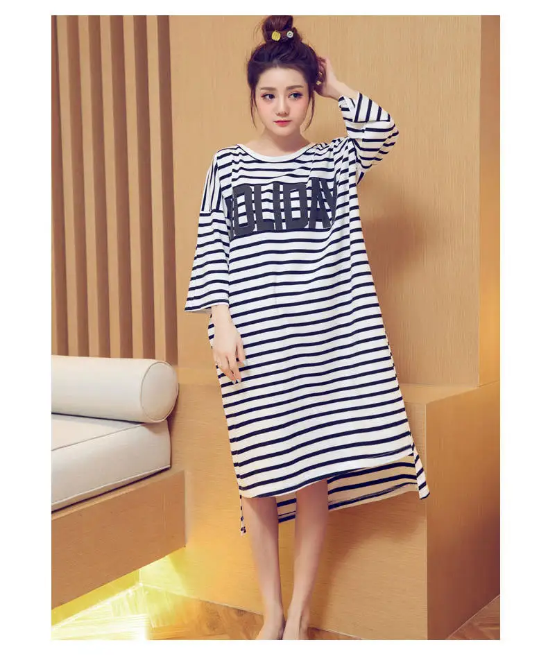 Big yards New summer style Cotton loose Nightgown Nightdress pijama Ladies Sleepwear Women nightwear AE5
Big yards New summer style Cotton loose Nightgown Nightdress pijama Ladies Sleepwear Women nightwear AE5