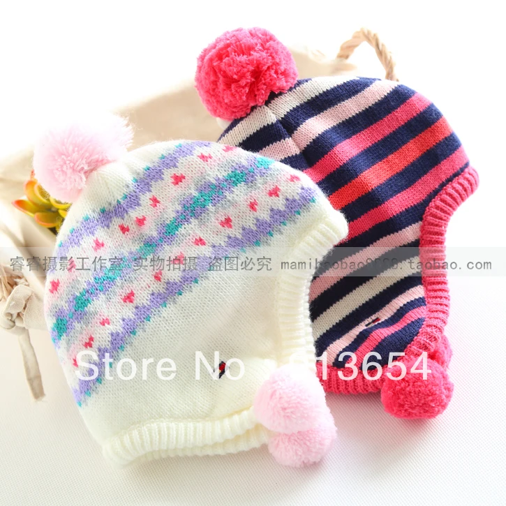 new 2013 winter baby hats child cap baby warm striped hat ear hat pocket protector girls cute cap knitted hats
new 2013 winter baby hats child cap baby warm striped hat ear hat pocket protector girls cute cap knitted hats