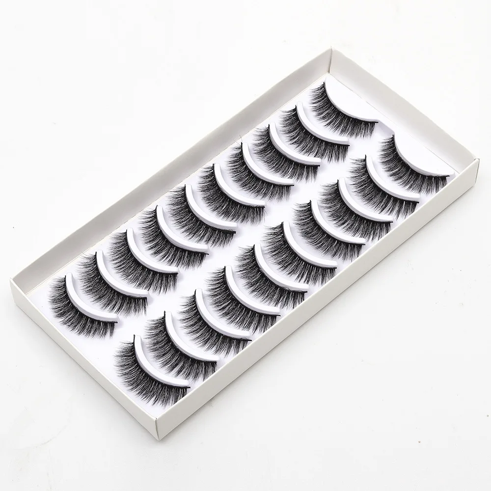 2019 New 10 Pairs Mink Eyelashes 3D Thick Natural False Eyelashes Soft Comfortable Eyelash Extension Makeup Tools
2019 New 10 Pairs Mink Eyelashes 3D Thick Natural False Eyelashes Soft Comfortable Eyelash Extension Makeup Tools