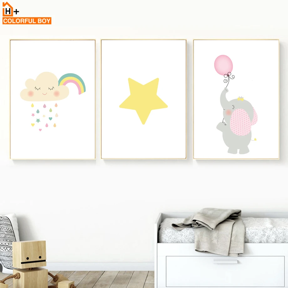 Wall Art Canvas Painting Elephant Star Nordic Style Kids Decoration Posters And Prints Wall Pictures Boy Girl Bedroom Home Decor
Wall Art Canvas Painting Elephant Star Nordic Style Kids Decoration Posters And Prints Wall Pictures Boy Girl Bedroom Home Decor