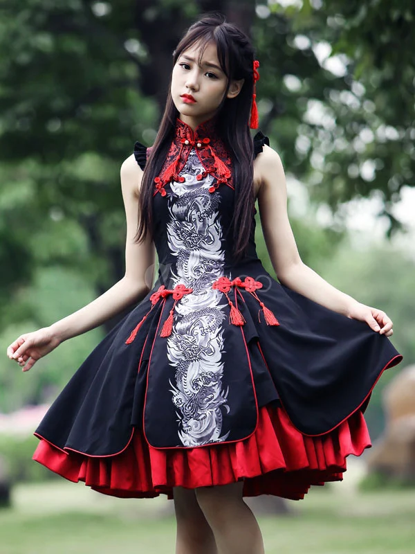Multicolor Rayon Tassels Lolita One-Piece Lolita One Piece Dress Sleeveless Plum Blossom Printed Lolita Dress !
Multicolor Rayon Tassels Lolita One-Piece Lolita One Piece Dress Sleeveless Plum Blossom Printed Lolita Dress !