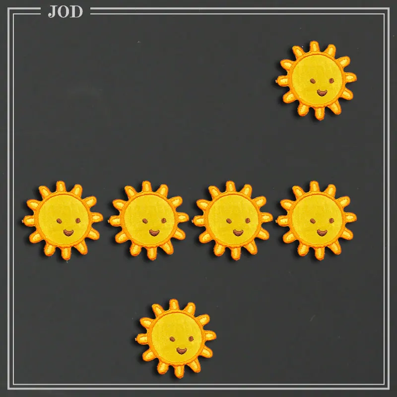 6 Pieces Sun Face Embroidered Iron on Patches for Clothing DIY Stripes Clothes Patchwork Sticker Custom Flowers Applique
6 Pieces Sun Face Embroidered Iron on Patches for Clothing DIY Stripes Clothes Patchwork Sticker Custom Flowers Applique