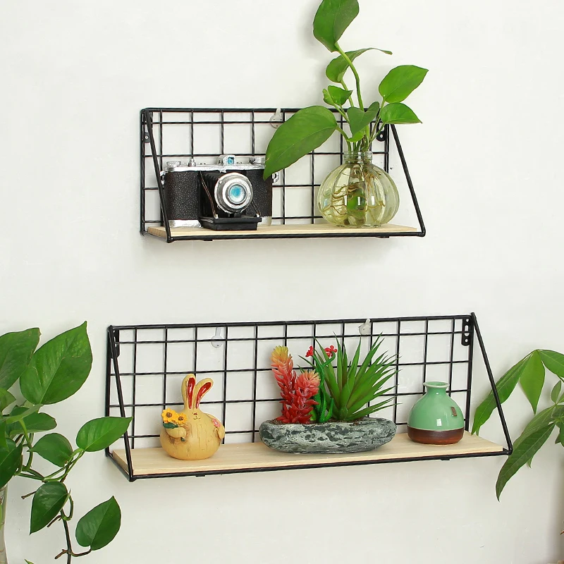 DIY Home Storage Shelves Decor Creative Iron Crafts Wall-Mounted Hanging Wall Shelf Storage Rack Basket Metal Shelf A-113
DIY Home Storage Shelves Decor Creative Iron Crafts Wall-Mounted Hanging Wall Shelf Storage Rack Basket Metal Shelf A-113