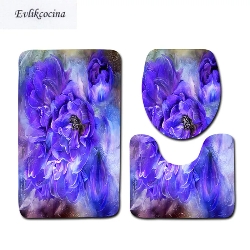 Free Shipping 3pcs Blue Flower Leaf Banyo Bathroom Carpet Toilet U Type Bath Mats Set Non Slip Tapis Salle De Bain Alfombra Bano
Free Shipping 3pcs Blue Flower Leaf Banyo Bathroom Carpet Toilet U Type Bath Mats Set Non Slip Tapis Salle De Bain Alfombra Bano