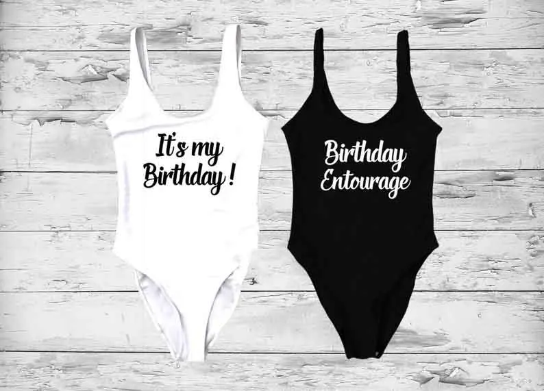 Sugarbaby It's My birthday Jumpsuit Birthday Swimwear Birthday Squad Bachelorette Bathing suit Birthday Entourage Monokini
Sugarbaby It's My birthday Jumpsuit Birthday Swimwear Birthday Squad Bachelorette Bathing suit Birthday Entourage Monokini