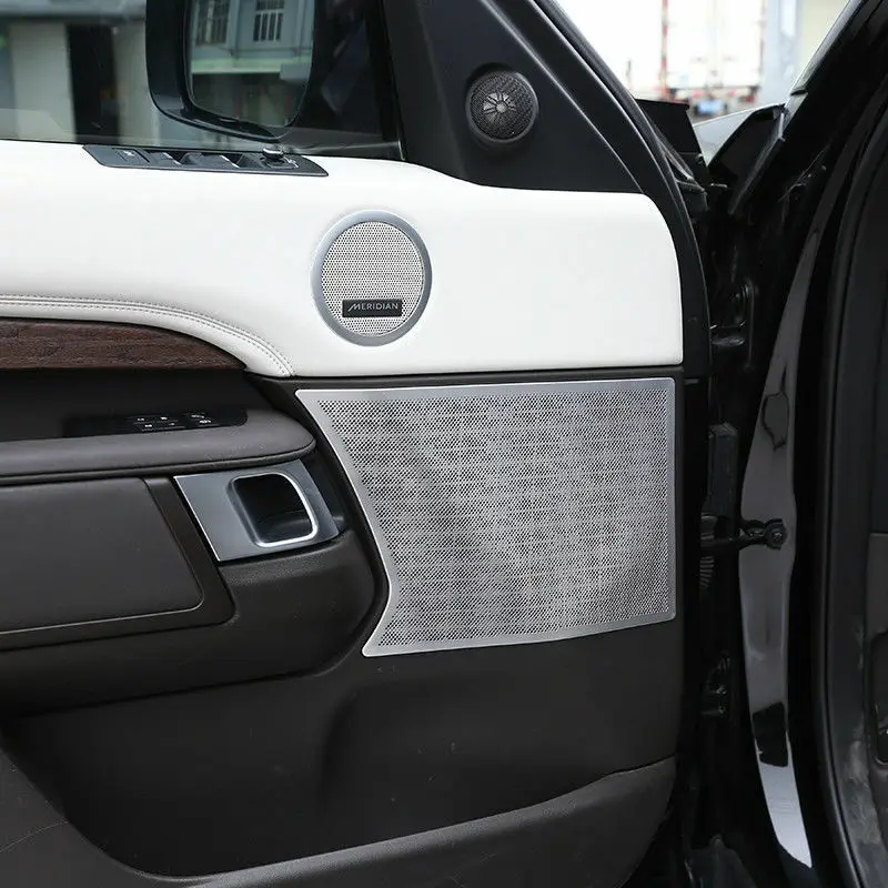 1 Set=4pcs Aluminum Alloy Door Speaker Net Cover Trim For Discovery 5 LR5 L462 2017 Car Accessories
1 Set=4pcs Aluminum Alloy Door Speaker Net Cover Trim For Discovery 5 LR5 L462 2017 Car Accessories