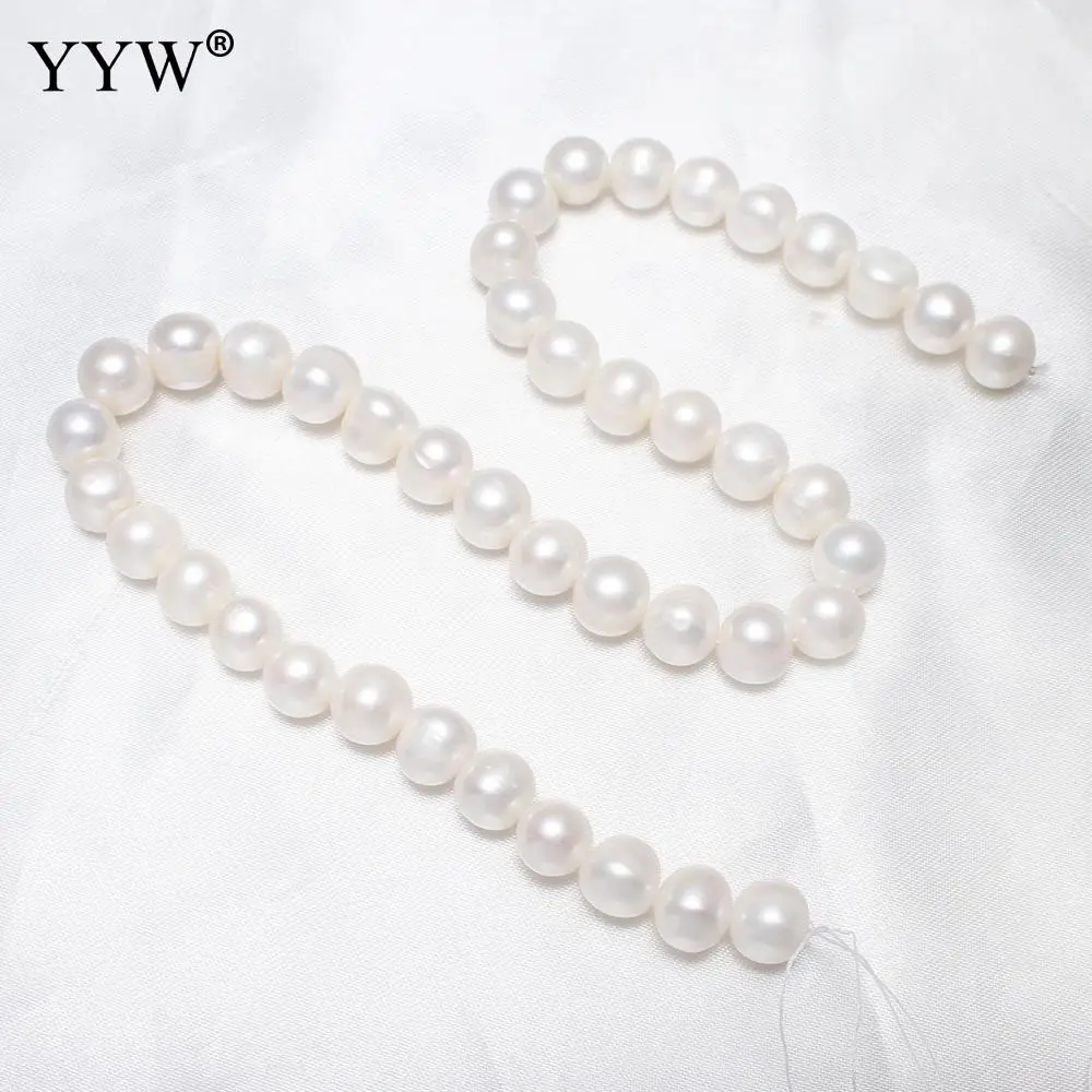 Cultured Potato Freshwater Pearl Beads Natural White 10-11mm Approx 0.8mm Sold Per Approx 15.5 Inch Strand
Cultured Potato Freshwater Pearl Beads Natural White 10-11mm Approx 0.8mm Sold Per Approx 15.5 Inch Strand