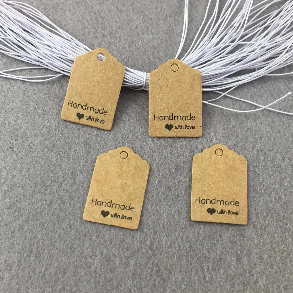 500PCS Handmade with YOU Tags +500PCS strings Kraft Packaging Labels DIY Gift Tags Paper Card Accept custom logo add extra cost
500PCS Handmade with YOU Tags +500PCS strings Kraft Packaging Labels DIY Gift Tags Paper Card Accept custom logo add extra cost