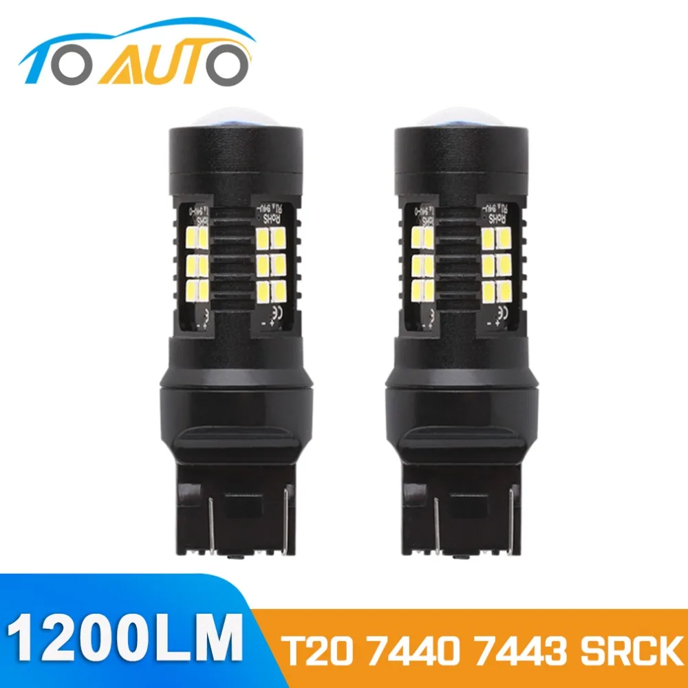 Светодиодная лампа T20 7440 7443 SRCK, 2 шт., 1200 лм, W21W, W21/5 Вт, Led T25, 3157, 3156, p27/7 Вт, автомобильная лампа заднего хода, ДХО, лампа поворотного сигнала 12 В
Светодиодная лампа T20 7440 7443 SRCK, 2 шт., 1200 лм, W21W, W21/5 Вт, Led T25, 3157, 3156, p27/7 Вт, автомобильная лампа заднего хода, ДХО, лампа поворотного сигнала 12 В