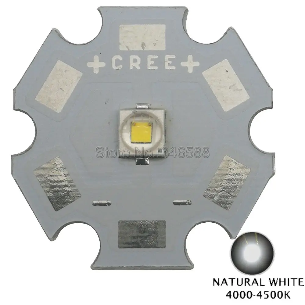 

10pcs/lot! Cree XLamp XP-E2 XPE2 Neutral White 4500K - 5000K 3W High Power LED Emitter Diode with 8mm 12mm 14mm 16mm 20mm PCB