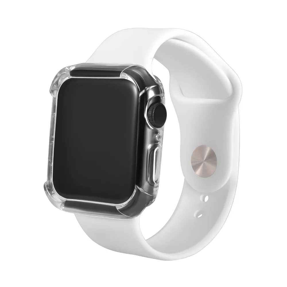 2019 новый аксессуар для Apple Watch чехол 44 мм 40 мягкий ТПУ ультра тонкий анти осенний