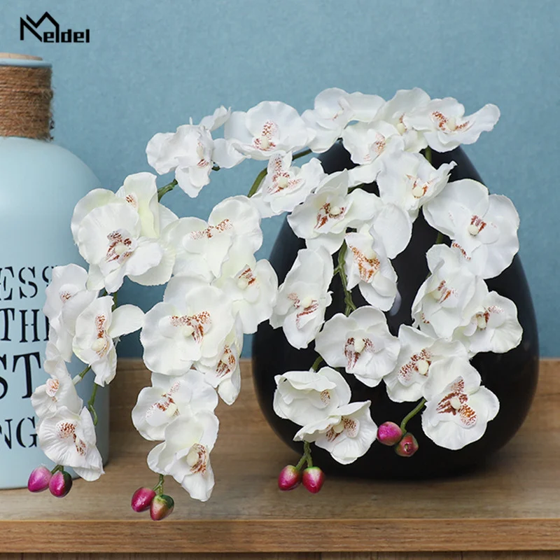 Fashion Orchidee Plants White Artificial Flowers DIY Fake Butterfly Orchid Silk Flowers Bouquets Phalaenopsis Wedding Home Decor
Fashion Orchidee Plants White Artificial Flowers DIY Fake Butterfly Orchid Silk Flowers Bouquets Phalaenopsis Wedding Home Decor