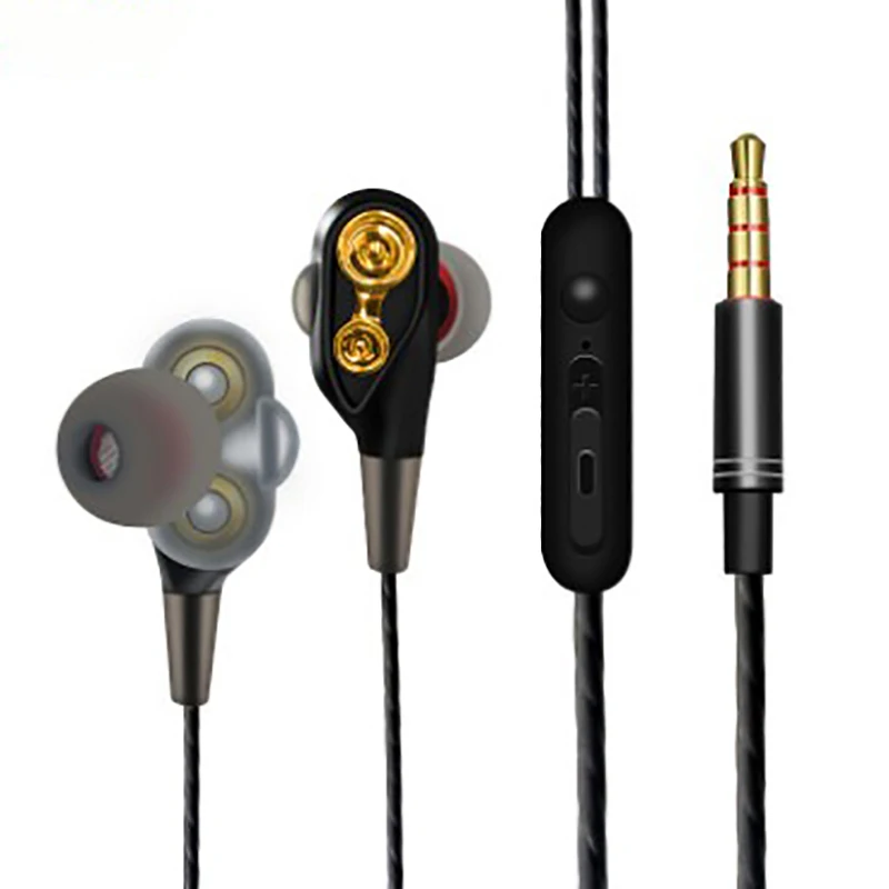 Wired control earphones HD mic 3D stereo surround sound effect sport music game Aerospace metal materials design noise reduction
Wired control earphones HD mic 3D stereo surround sound effect sport music game Aerospace metal materials design noise reduction