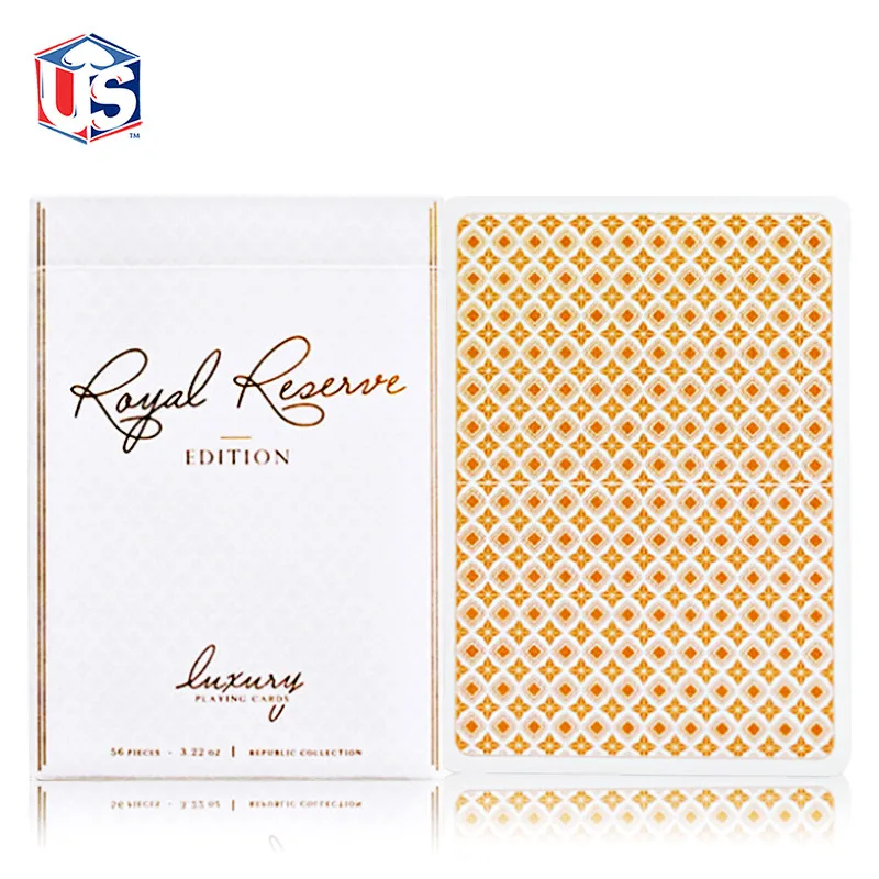 Royal Reserve Ellusionist Luxury Limited Edition White Gold Deck Rare Limited Custom Playing Cards Magic Poker Magic Props
Royal Reserve Ellusionist Luxury Limited Edition White Gold Deck Rare Limited Custom Playing Cards Magic Poker Magic Props