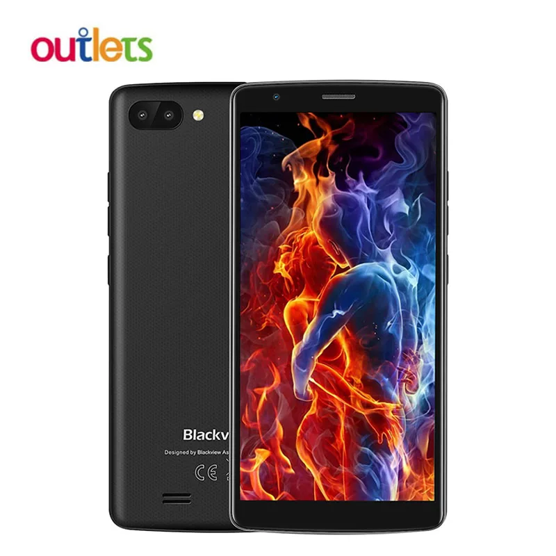 Смартфон BLACKVIEW A20 Android GO двойная задняя камера четырёхъядерный экран 5 дюйма 18:9 3000
