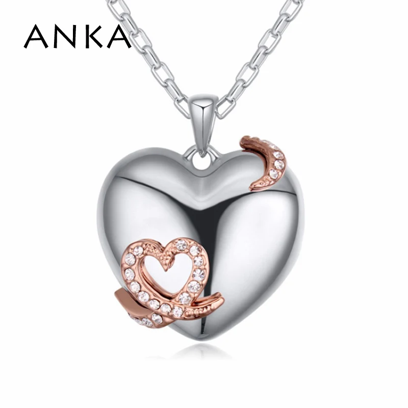 ANKA New Trendy Heart Pendant Necklace Crystals from Austrian Rhodium Plated Chain Necklaces Mother's Day Gifts for Women#116319
ANKA New Trendy Heart Pendant Necklace Crystals from Austrian Rhodium Plated Chain Necklaces Mother's Day Gifts for Women#116319