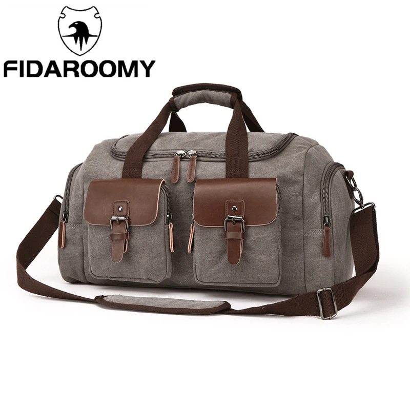 Canvas Travel Duffel Bag 35L High Capacity Weekender Bag Overnight Carry-on Luggage Short Business Trip Crossbody Shoulder Bag
Canvas Travel Duffel Bag 35L High Capacity Weekender Bag Overnight Carry-on Luggage Short Business Trip Crossbody Shoulder Bag