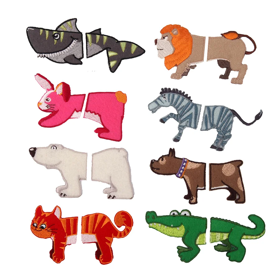 Cartoon Animal Lion Bear Tiger Cat Embroidered Sewing Iron on Patches for Clothing Decorations for Clothes Jacket Jeans T-shirt
Cartoon Animal Lion Bear Tiger Cat Embroidered Sewing Iron on Patches for Clothing Decorations for Clothes Jacket Jeans T-shirt
