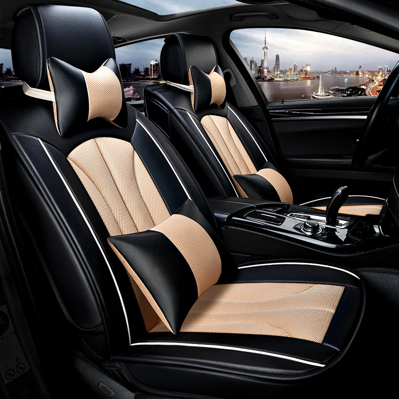 WLMWL Universal Leather Car seat cover for Jaguar all models XF XE XJ F-PACE F-TYPE car accessorie styling auto Cushion
WLMWL Universal Leather Car seat cover for Jaguar all models XF XE XJ F-PACE F-TYPE car accessorie styling auto Cushion