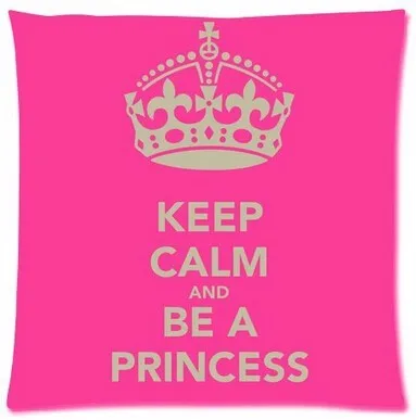 New Arrival Fashion Pink Keep Calm and Be a Princess Stylish Chic Pillowcases Zippered Pillow Shams Two Sides
New Arrival Fashion Pink Keep Calm and Be a Princess Stylish Chic Pillowcases Zippered Pillow Shams Two Sides